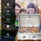 Portable 2-Burner Gas Grill Silver Stainless Steel Outdoor BBQ with Thermometer